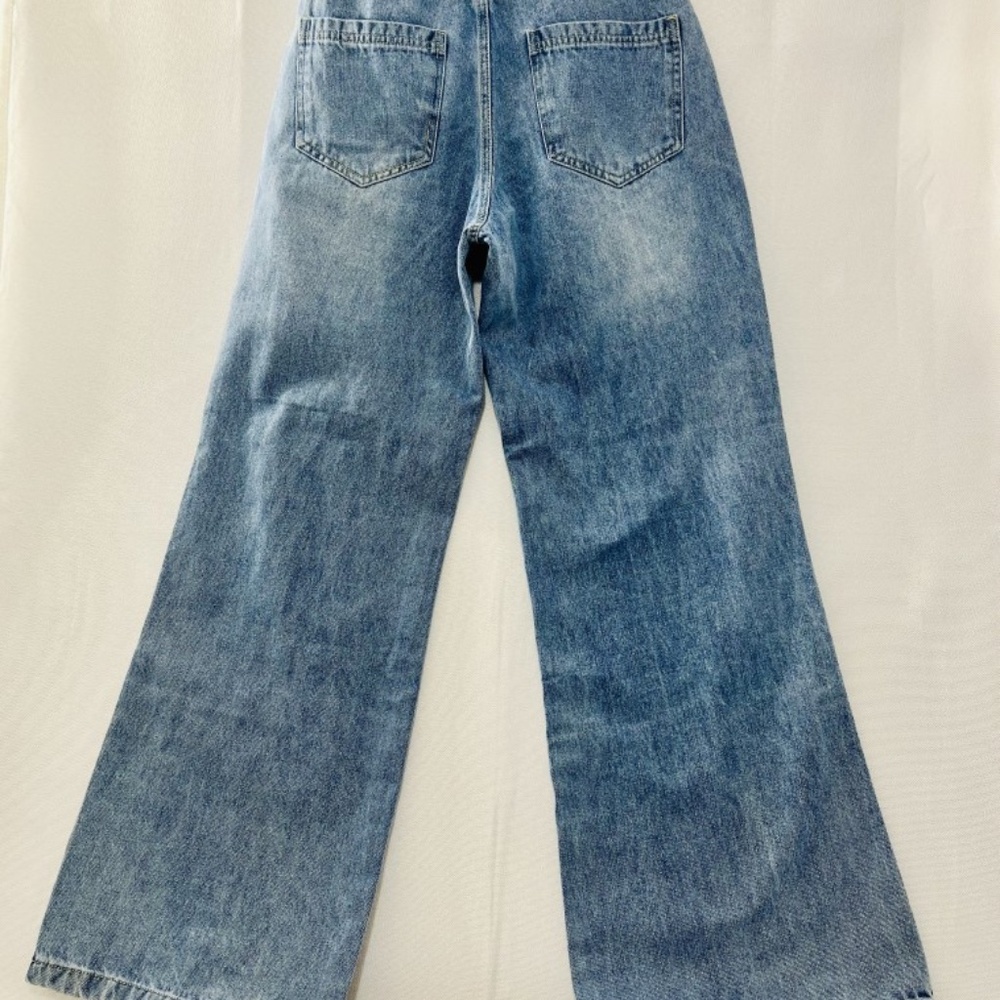 NWT Elfric Eden Loose Baggy Wide Leg Jeans Size 25 - Picture 3 of 10